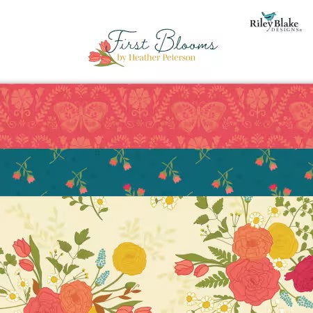 First Blooms - 10 in Squares, 42 pcs