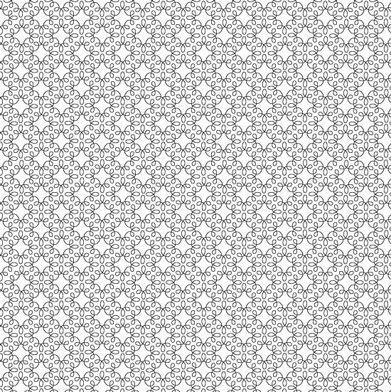 Modern Melody Basics - White/Black - PER 1/4 YARD
