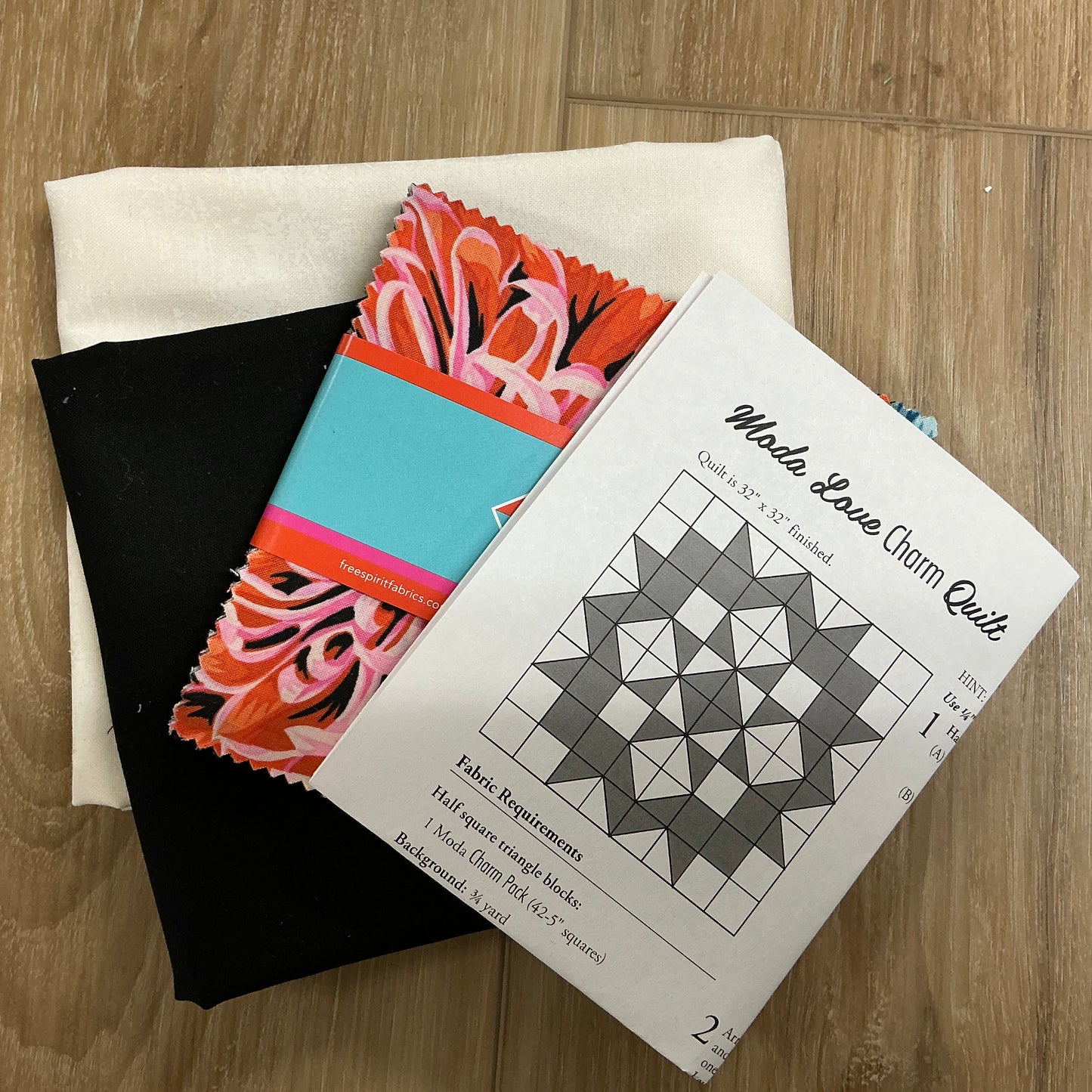 Moda Love Charm Pack Quilt Kit (Kaffe Fassett Polaris)