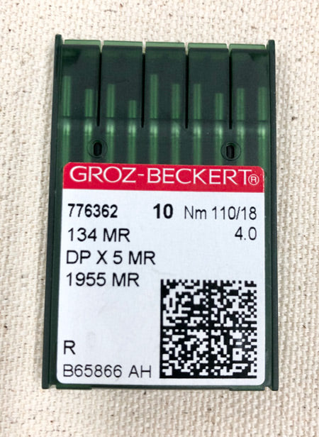 Groz-Beckert 110/18 (4.0) MR Steel Needle, 10 pack