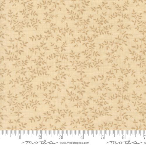 Le Jardin Rouge - Jonquille Blenders Leaves Vine, Pearl Roche - PER 1/4 YARD