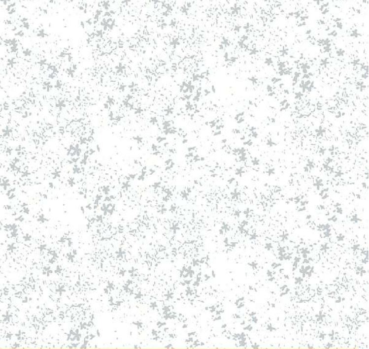 Maker's Collage - Star Flower, Fog - PER 1/4 YARD