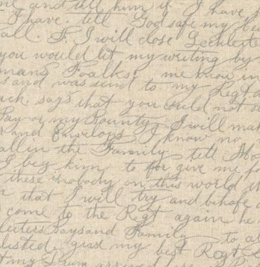 Etchings - Linen, Parchment - PER 1/4 YARD