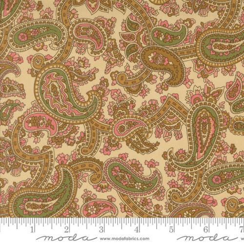 Collections - Unity, Paisley, Ivory - PER 1/4 YARD