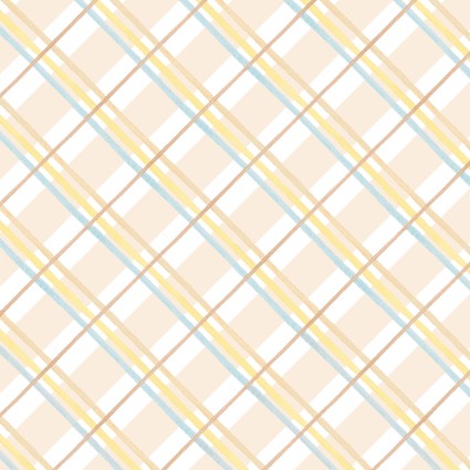 Bunny Love - Lines, Peach - PER 1/4 YARD