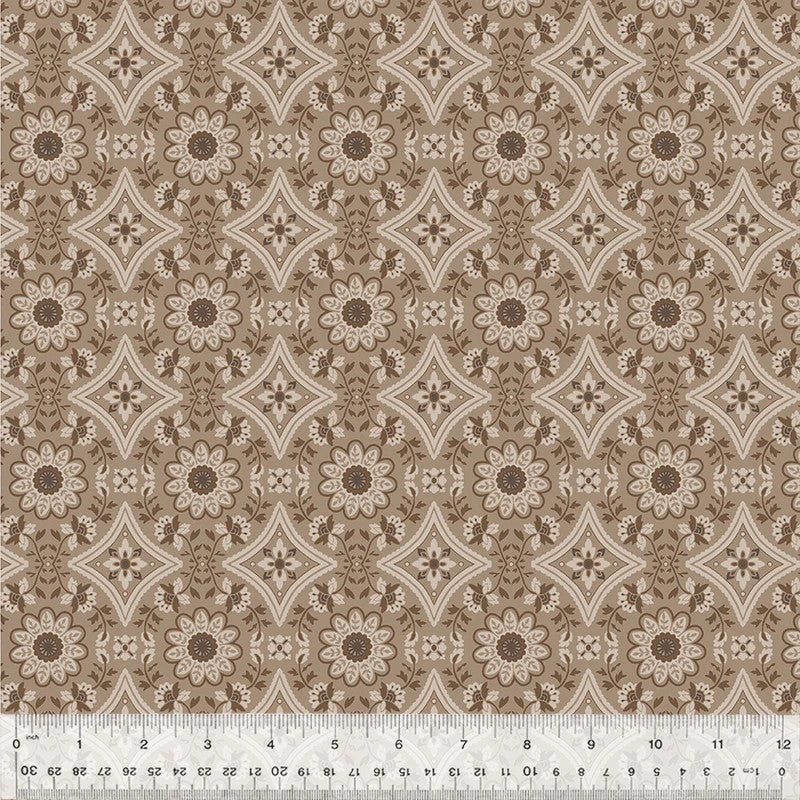 Dwell - Garden Tile, Greige - PER 1/4 YARD