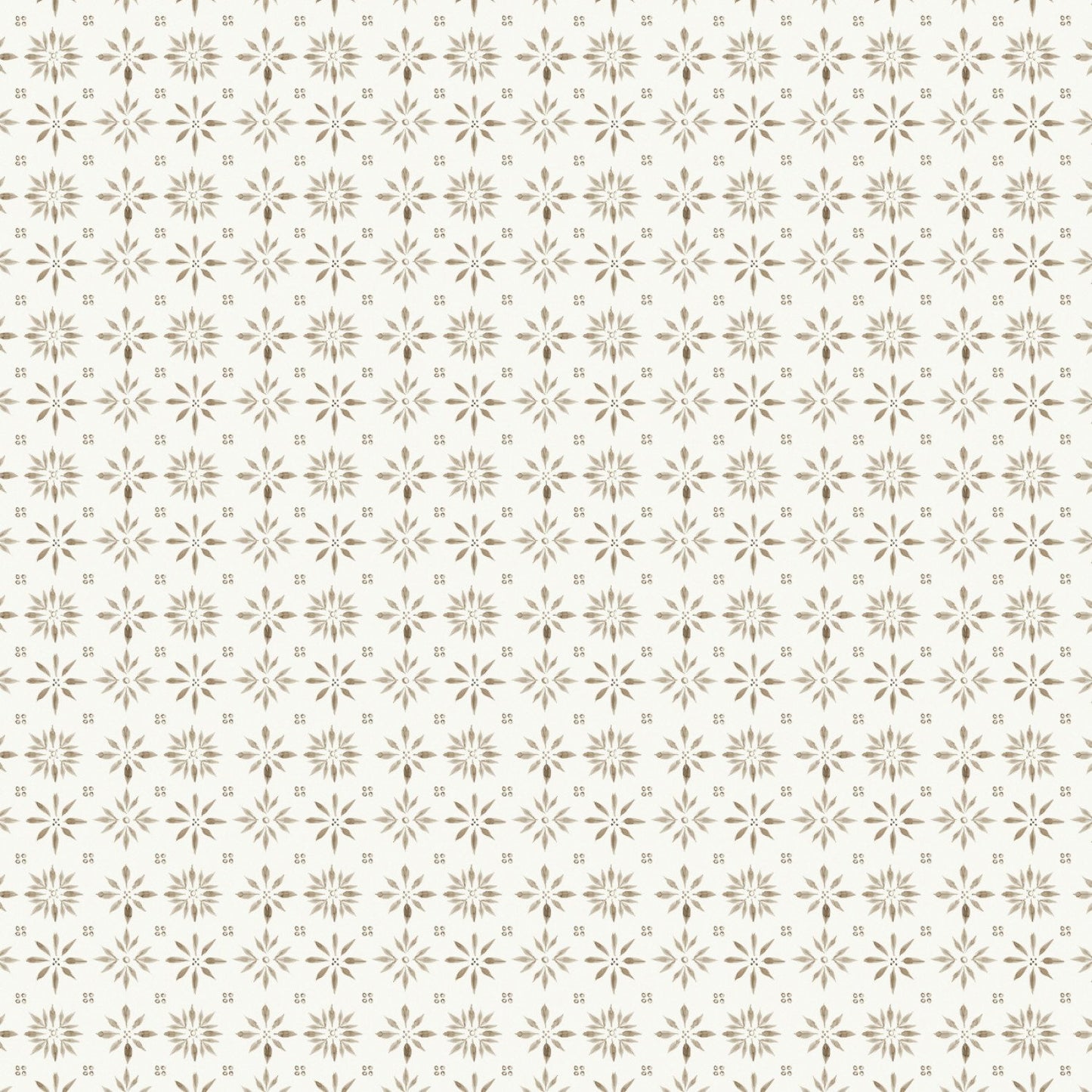 Peace & Wildflowers - Delicate Petals, Beige - PER 1/4 YARD