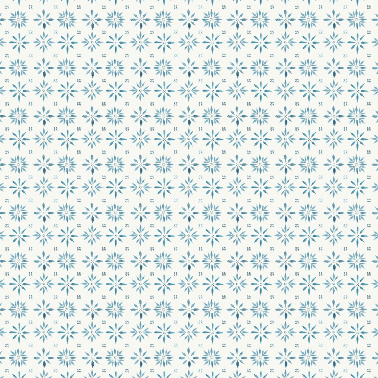Peace & Wildflowers - Delicate Petals, Blue - PER 1/4 YARD
