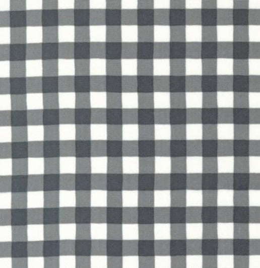 Honey Lavender - Charcoal Gingham - PER 1/4 YARD