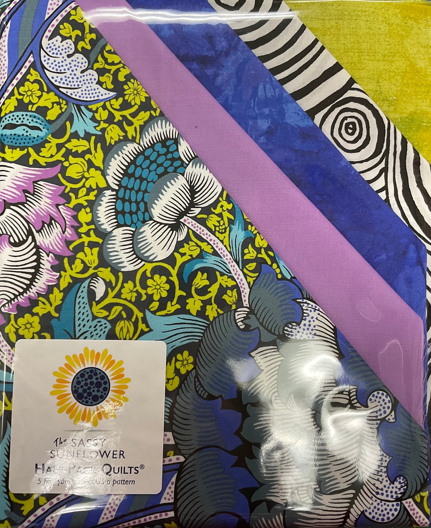 Sassy Sunflower Half Pack - Kaffe x Morris Wandle Contrast 2