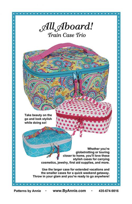 All Aboard! Train Case Trio pattern by Annie