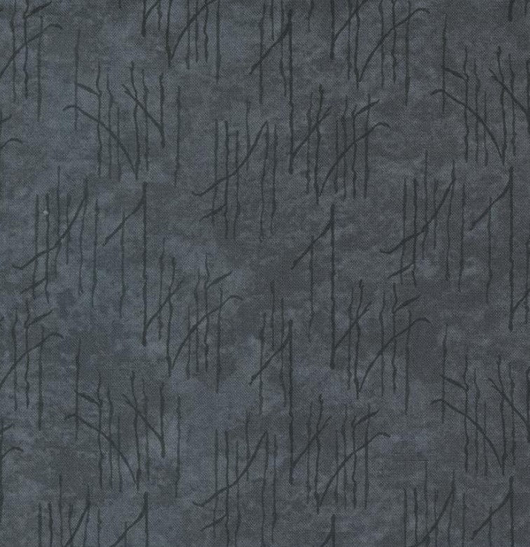 Silhouettes - Charcoal Grasses - PER 1/4 YARD