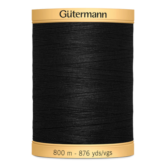 Gütermann Cotton 50 Solid 800m Black