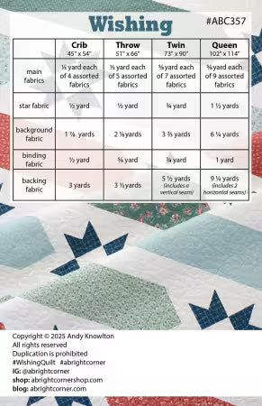 Wishing Quilt Pattern