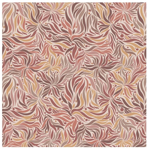 Saguaro - Agave, Terracotta - PER 1/4 YARD