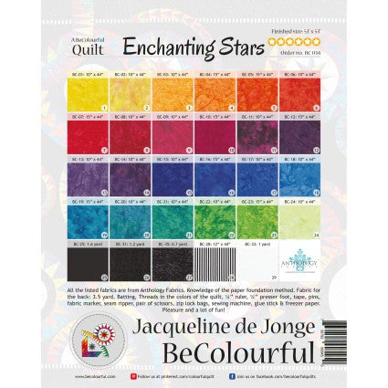Enchanting Stars Foundation Paper Piecing Pattern