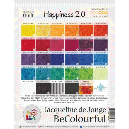 Happiness 2.0 Foundation Paper Piecing Pattern