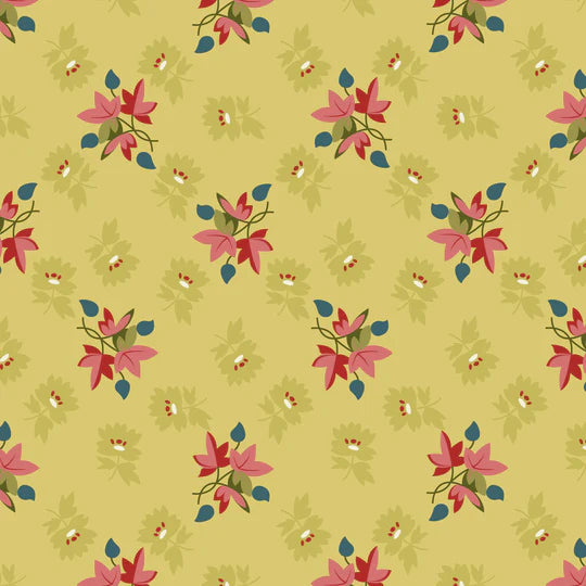 Back & Forth - Maple Leaf, Pear - PER 1/4 YARD