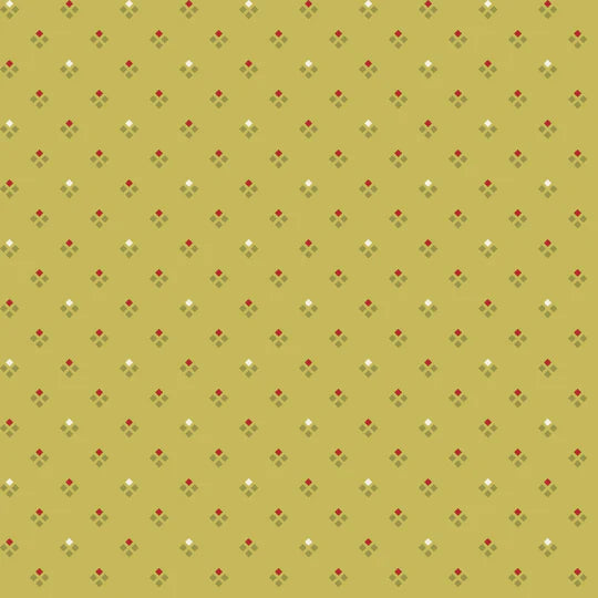 Back & Forth - Argyle, Chartreuse - PER 1/4 YARD