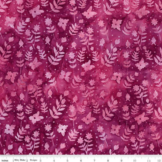 Daisy Dots Batiks - Tulip Time - PER 1/4 YARD