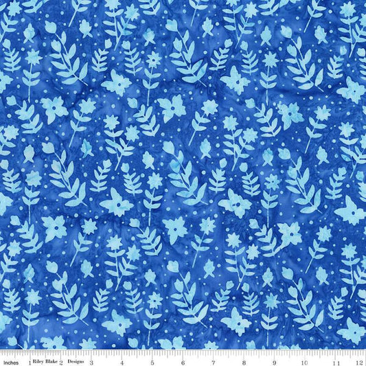 Daisy Dots Batiks - Pool Party - PER 1/4 YARD