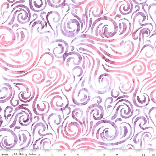 Daisy Dots Batiks - Sugar Cookie - PER 1/4 YARD