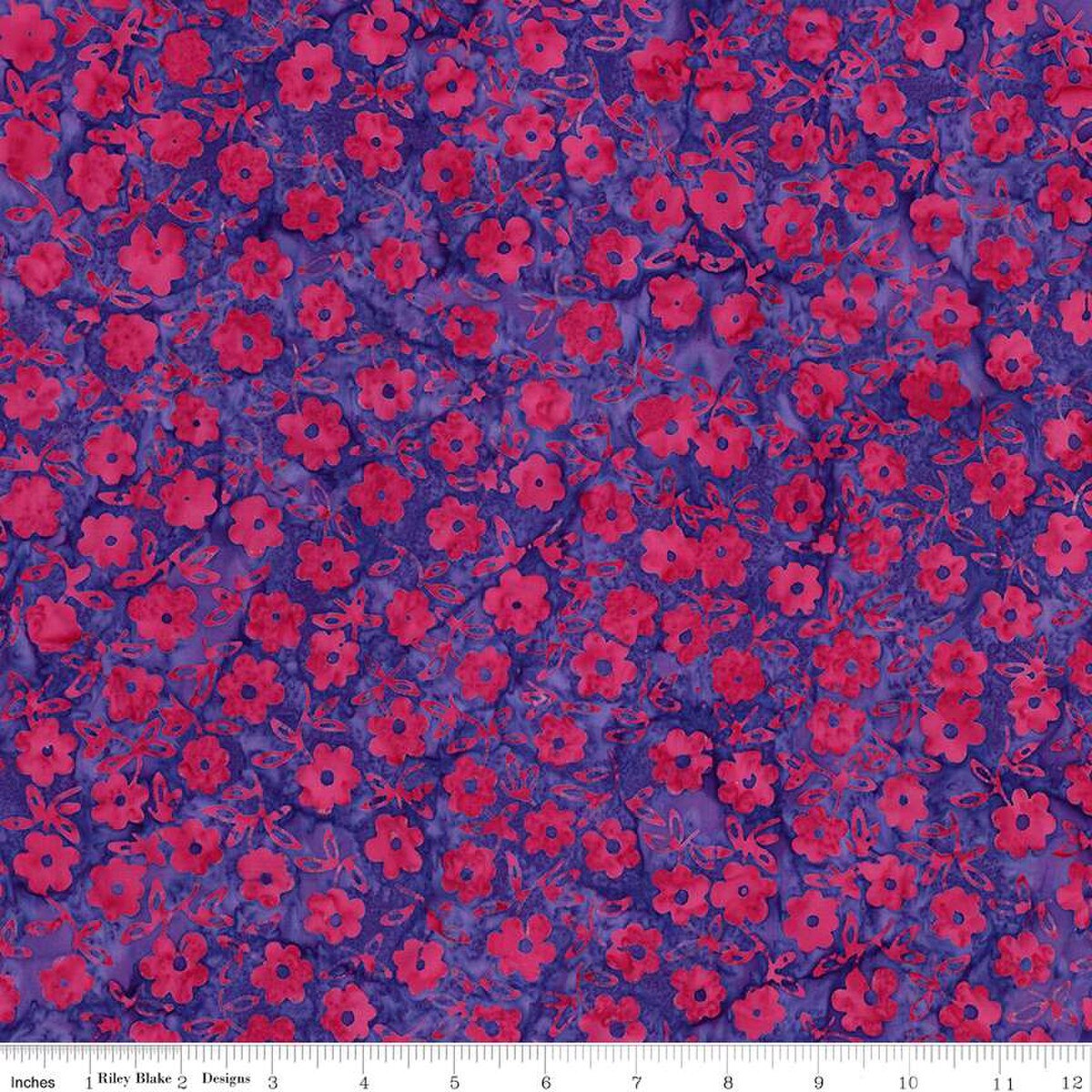 Daisy Dots Batiks - Lollipop - PER 1/4 YARD