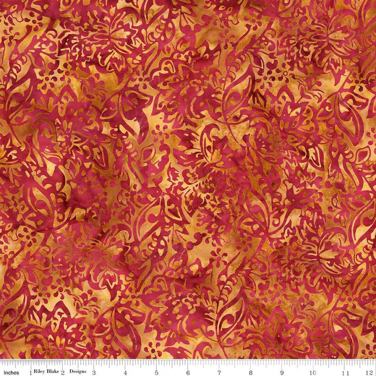 Legacy Batiks - Country Lane Red - PER 1/4 YARD