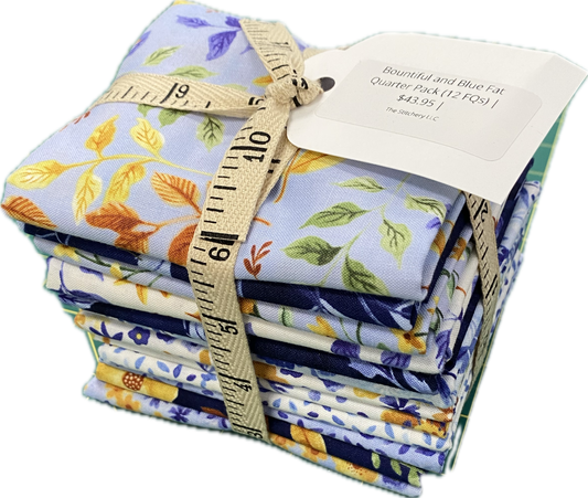 Bountiful and Blue Fat Quarter Pack (12 FQs)