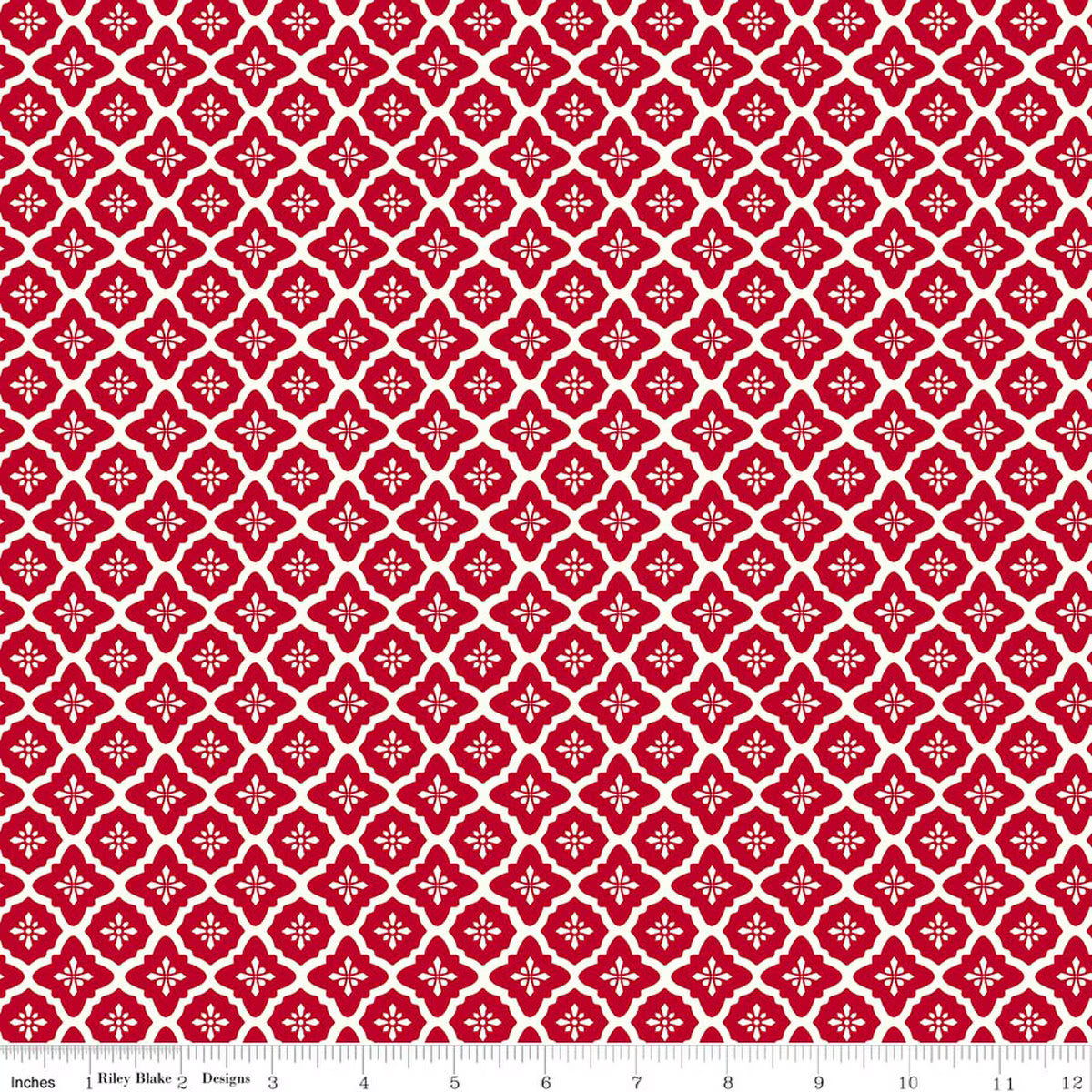 Radiant Ruby - Moroccan, Schoolhouse - PER 1/4 YARD
