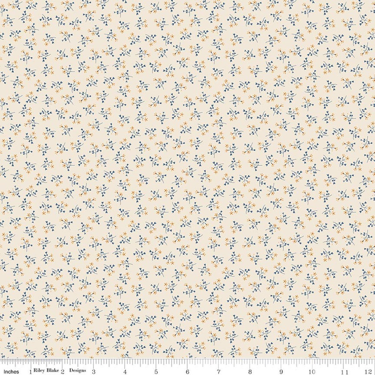 Denim & Daisy - Bonnet, Denim - PER 1/4 YARD