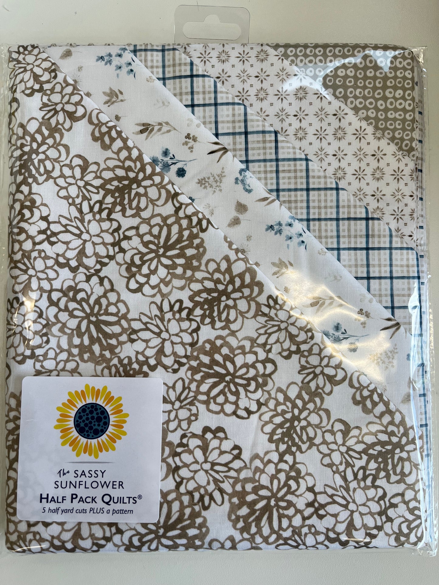 Sassy Sunflower Half Pack - Peace & Wildflowers Taupe/Beige