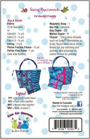 The Stella Bag and Wallet Pattern