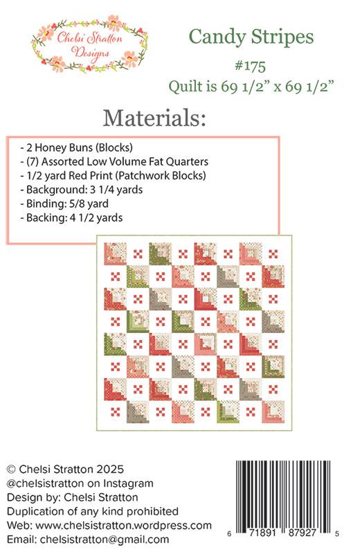 Candy Stripes Quilt Pattern