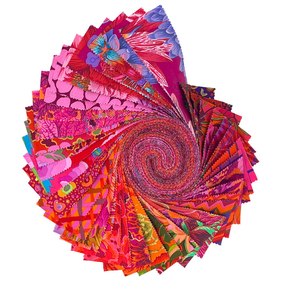 Classics Plus - 2.5" Strips - Ruby, Kaffe Fassett