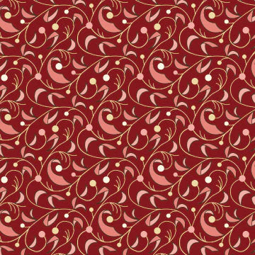 Forever - Riverside, Burgundy - PER 1/4 YARD