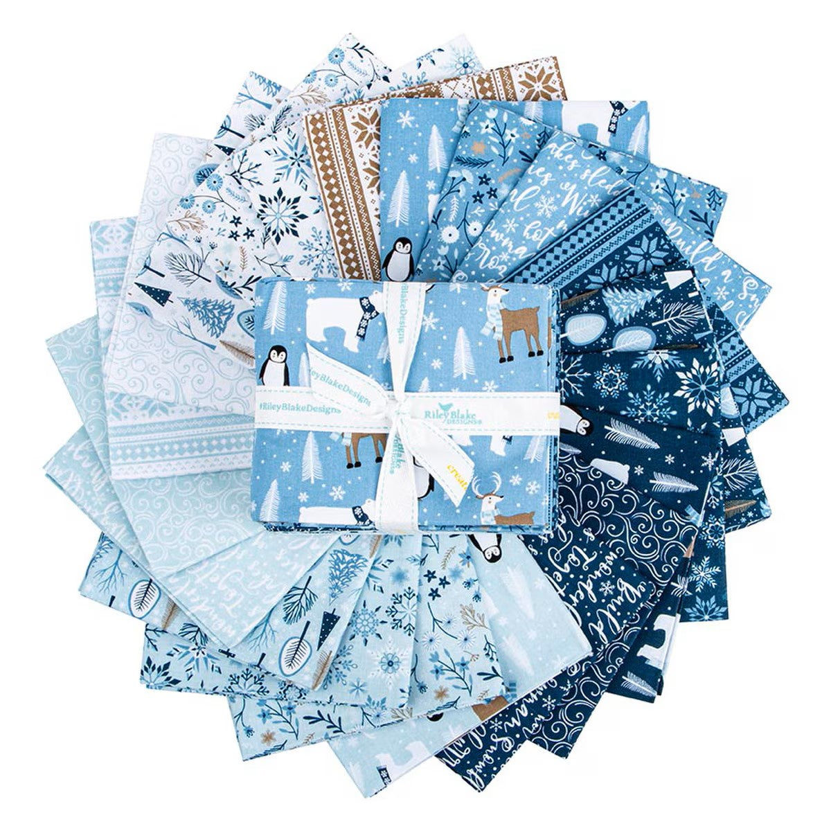 Winter Magic - Fat Quarter Bundle, 21 pcs