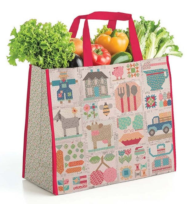 Farmer's Daughter Vinyl Tote Bag (Lori Holt)