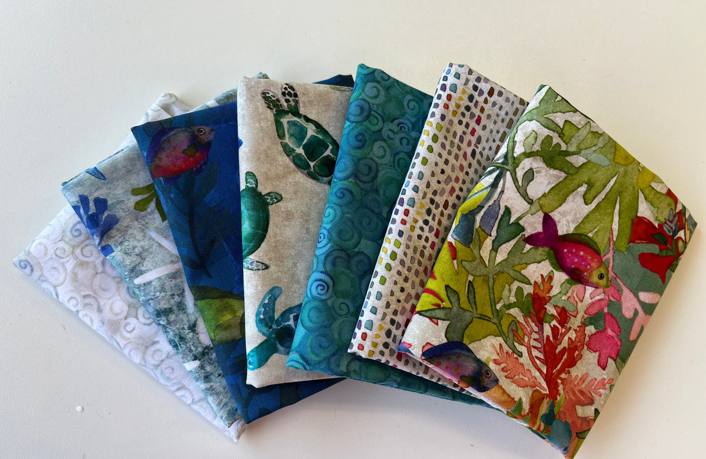 Coral Reef Fat Quarter Pack (7 FQs)