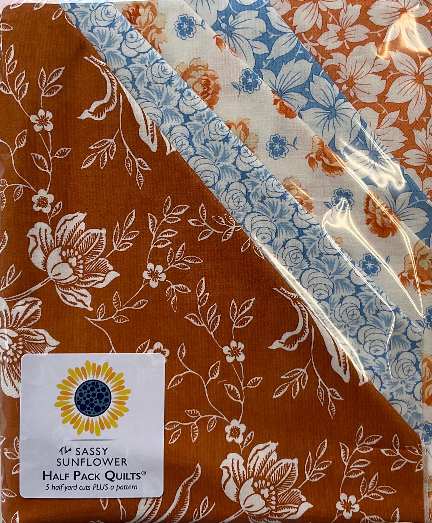 Sassy Sunflower Half Pack - Denim & Daisies Orange