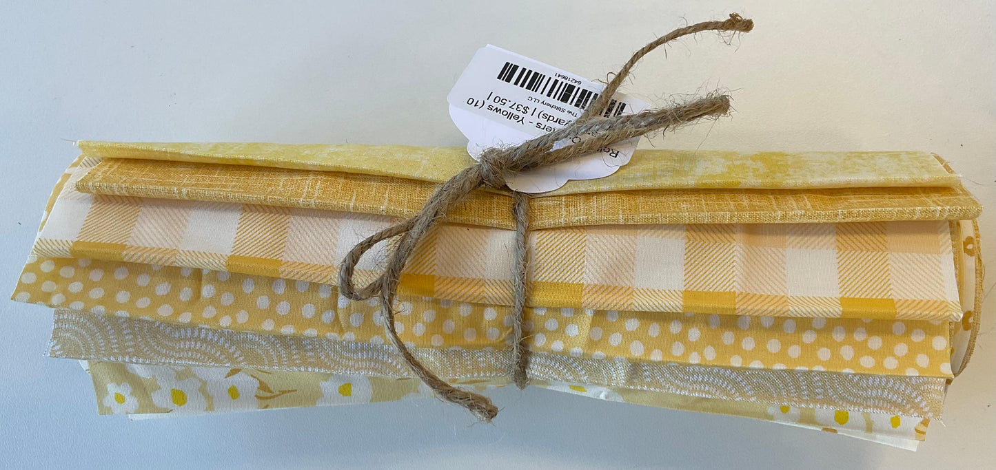 Roll of Quarters - Yellows (10 quarter yards)