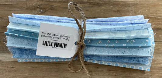 Roll of Quarters - Light Blue (10 quarter yards)
