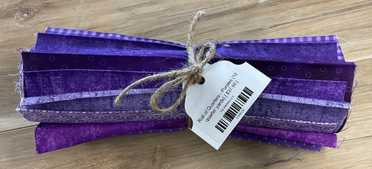 Roll of Quarters - Purples (10 quarter yards)