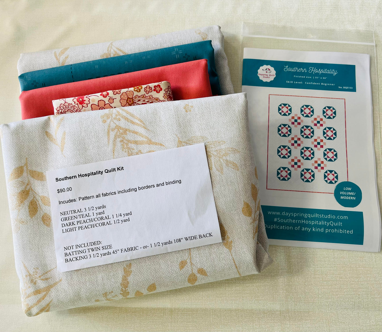 Southern Hospitality Quilt Kit