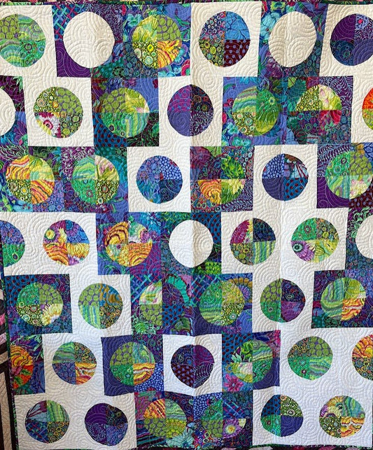 Handmade Quilt - Circles Upon Circles Quilt
