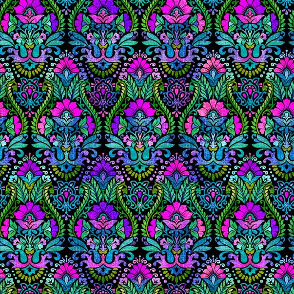 Vivid - Brocade, Jewel - PER 1/4 YARD