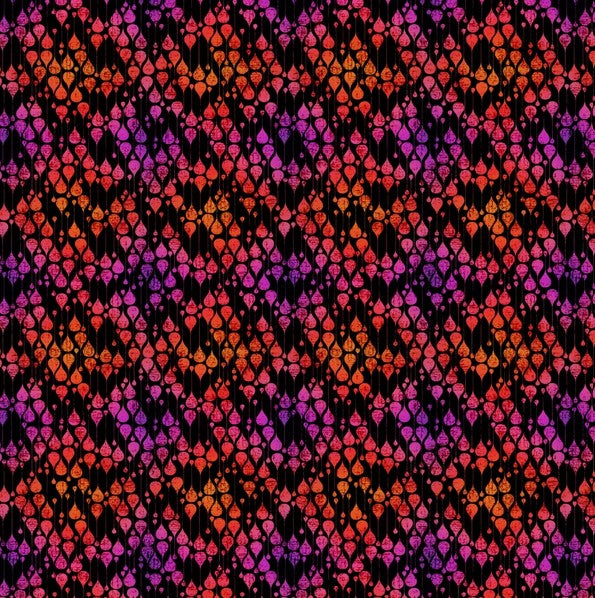 Vivid - Drops, Multi - PER 1/4 YARD