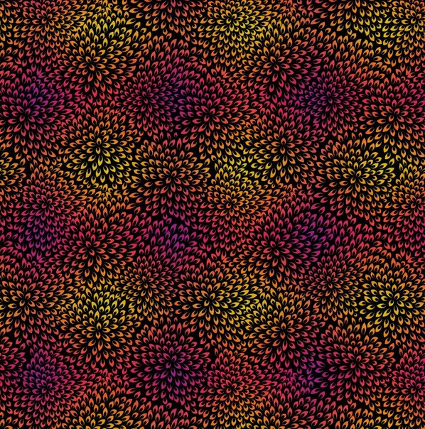 Vivid - Mumms, Multi - PER 1/4 YARD