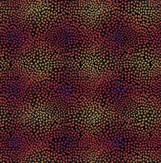 Vivid - Mumms, Multi - PER 1/4 YARD