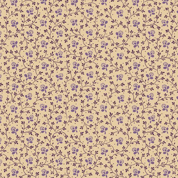 I Love Purple - Nosegay - PER 1/4 YARD